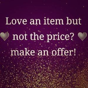 Accepting Reasonable Offers :)